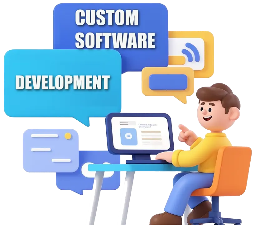 3d cartoon custom software development